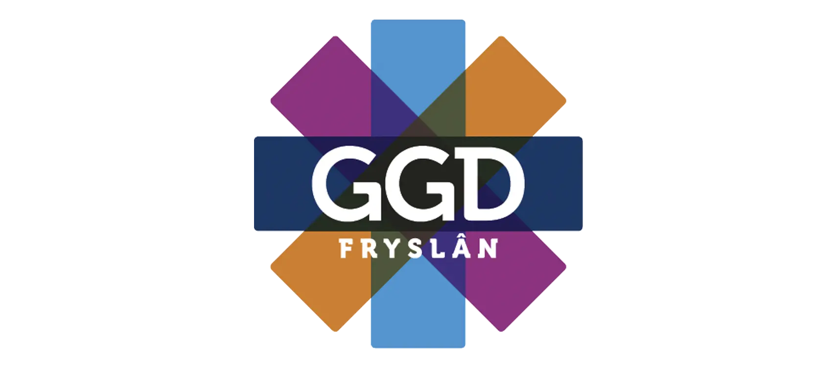 Logo GGD Fryslân. Samenwerkingspartner Walk into The Light
