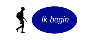 Logo Ik Begin. Samenwerkingspartner Walk into The Light. Samenwerkingspartner Walk into The Light
