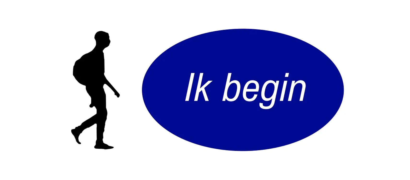 Logo Ik Begin. Samenwerkingspartner Walk into The Light. Samenwerkingspartner Walk into The Light