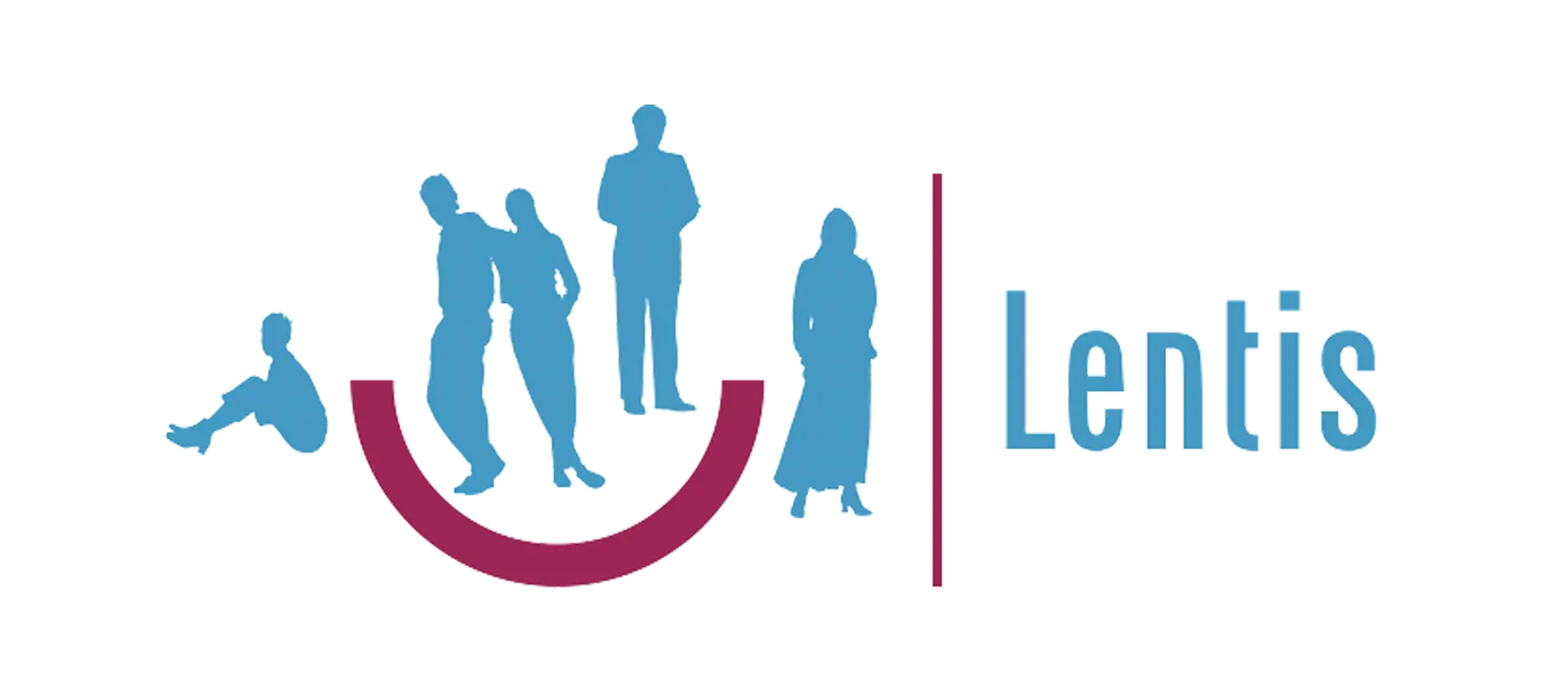 Logo Lentis. Samenwerkingspartner Walk into The Light.