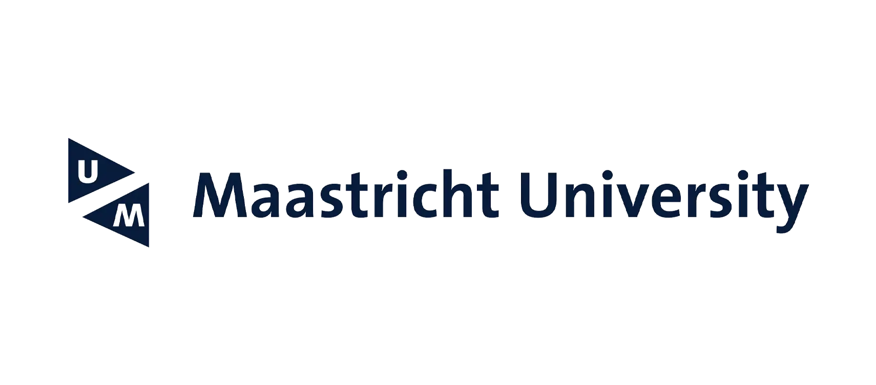 Logo Maastricht University. Samenwerkingspartner Walk into The Light.