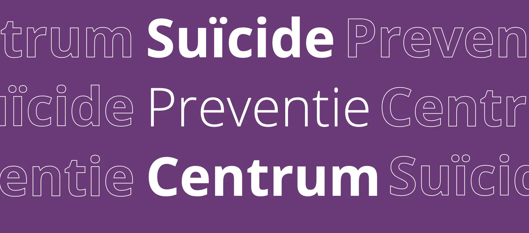 Logo Stichting Suïcide Preventie Centrum. Samenwerkingspartner Walk into The Light.