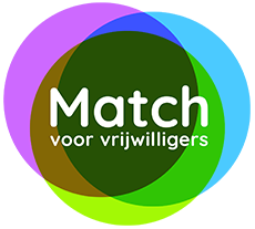 Logo Match voor Vrijwilligers | Samenwerkingspartner Walk into the Light 2025